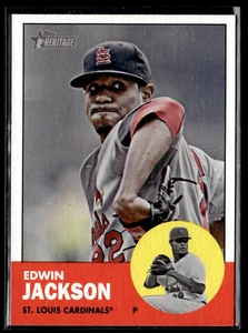 2012 Topps Heritage - Edwin Jackson #22 Base - Picture 1 of 2
