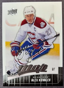 2009-10 Upper Deck MVP #99 Alex Kovalev Ottawa Senators - Picture 1 of 1