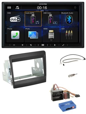Alpine Bluetooth 2DIN Lenkrad DAB USB Autoradio für Porsche Boxster 2012-2016 - Bild 1 von 4