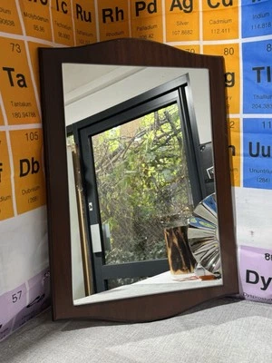 Lovely Vintage Wall / Hall Hanging Mirror Solid Wooden Frame - Image 1 of 4