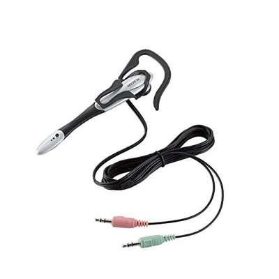Elecom headset microphone ear ear hook 1.8m HS-EP13SV - Image 1 of 3