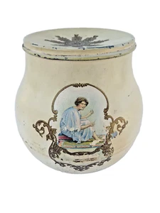GETS-IT Fußbalsam/Pulver Jugendstil Dose ~ drei Damenfüße ~ Hühneraugen und Schwielen - Bild 1 von 15