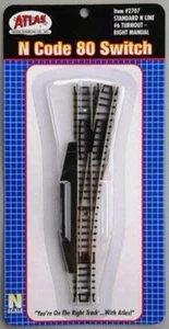 Atlas N Code 80 #6 Interruptor manual derecho ATL2707 - Imagen 1 de 1