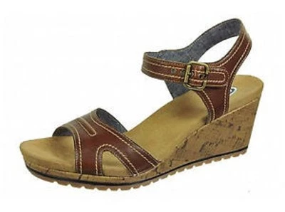 Nueva sandalia Dr. Scholl para mujer Beachwood cuña honda marrón talla 8 Foto 1 de 2