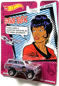 Hot Wheels 1988 Jeep Wagoneer Lt. Uhura Star Trek Pop Culture 1:64 IN PROTECTOR
