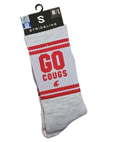 Washington State Cougars Socks Strideline Premium Knit Crew Licensed Wear Cover