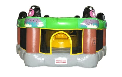 Maulwurf Spiel , Whack-A-Mole, Springburg, aufblasbar, bouncy castle - Bild 1 von 4