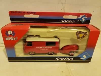 Solido Peugeot f6 Motopompe 1:43 Scale Centre De Secours Toner Gam 11 Diecast - Image 1 of 3