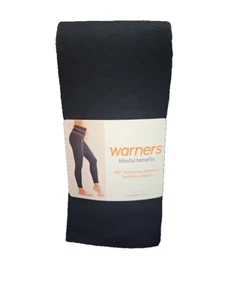 Warners Blissful Benefits 360 High Waist Smoothing Seamless Black Leggings 2X/3X - Picture 1 of 3