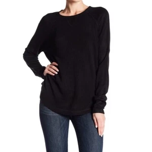 Sweet Romeo womens sweater size S raglan black long sleeve - Picture 1 of 6