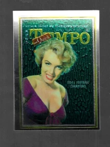 Marilyn Monroe I Sports Time 1993 Cover Girl Chromium Card 9 Tempo - Picture 1 of 2