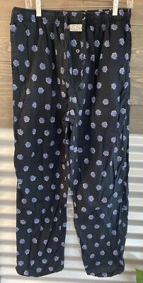 Pantalones de pijama con cordón de trébol de cuatro hojas azul Lucky Brand para hombre grandes salón Foto 1 de 4