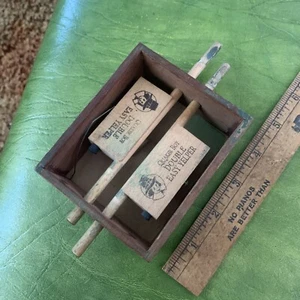 Vintage Early Camo Double Easy Yelper Quaker Boy  Wooden Box Turkey Call - Picture 1 of 9