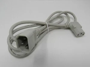 I Sheng Power Cord Angled Plug Length 5 ft IEC C14 IEC C13 IS-15 - Picture 1 of 8