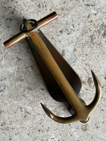 ANTIQUE c.1925 SHIP ANCHOR ARCHITECTURAL SALVAGE DOORKNOCKER Cover