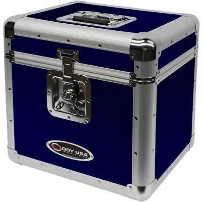 Odyssey KLP2BLU Krom Series Blue Stackable Record / Utility Case