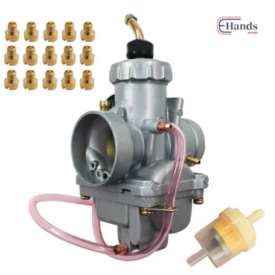 Carburador y chorros principales para Kawasaki KX60 KX65 Bayou 185 KLF185A 1983-2014 Carb Foto 1 de 4