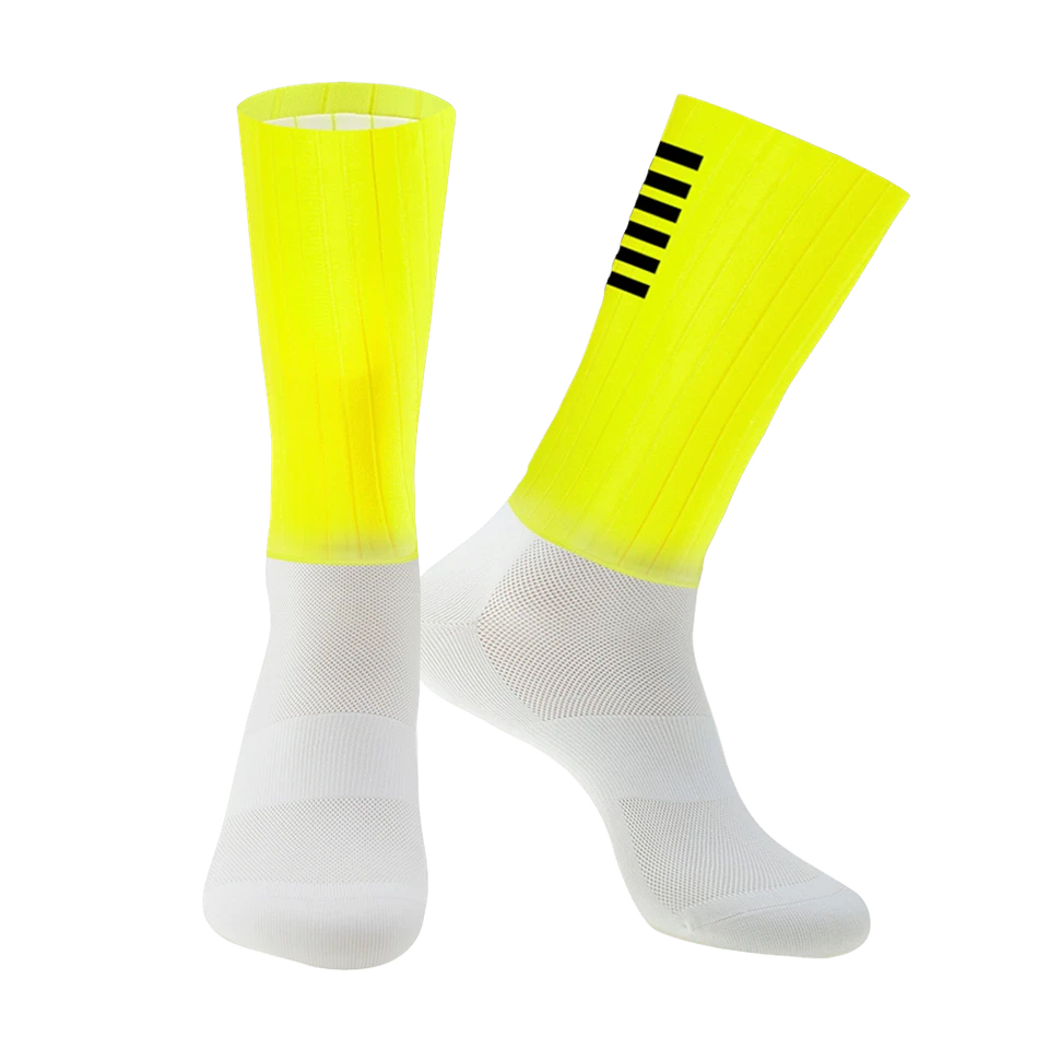 2 пары мужских велосипедных носков противоскользящие силиконовые велосипедные беговые велосипедные носки унисекс - Изображение 1 из 4