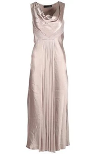 AMANDA WAKELEY GREY SILK MAXI DRESS AND SCARF UK 8 - Picture 1 of 4
