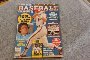 1981 Super Star Baseball magazine - George Brett, Mike Schmidt cover (high grade - Picture 1 of 2