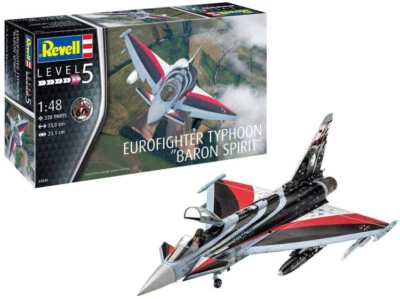 KIT MODELLINO AEREO STATICO REVELL EUROFIGHTER TYPHOON BARON SPIRIT SCALA 1:48 - Immagine 1 di 4