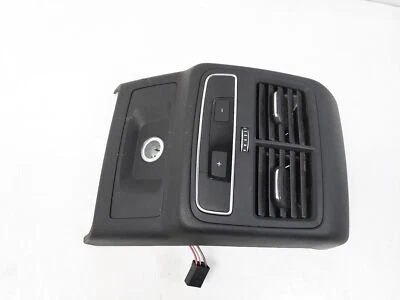 2017-2020 Audi A4 Center Floor Console Box Rear Vent Panel Trim - Black - Image 1 of 4