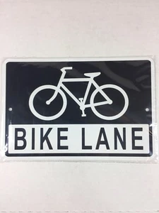 FAHRRADWEG Metall Straße Fahrradwegschild 6""x9"" (NEU) - Bild 1 von 2