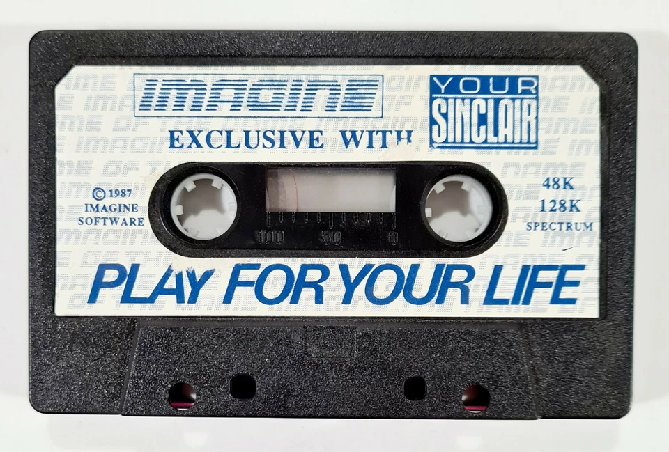 © 1987 IMAGINE Sinclair Spectrum Cassette/Tape EXCLUSIVO CON/JUEGA PARA TU VIDA - Imagen 1 de 1