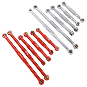 GTB CNC 7075 Front Rear Steering Links Set for 1/10 Losi Hammer Rey U4 4WD Part - Picture 1 of 9