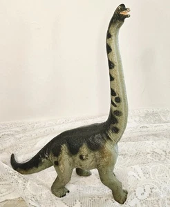 VINTAGE 1988 THE CARNEGIE SAFARI BRACHIOSAURUS 14" GROß DINOSAURIER SPIELZEUGFIGUR PVC - Bild 1 von 7