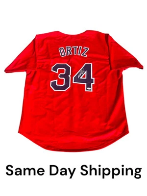 Boston Red Sox Signed Autographed David Ortiz Jersey Big Papi JSA COA - Image 1 of 3