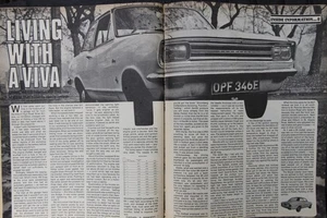 Original PRM 1974 extracted mag article: Living with a VAUXHALL VIVA HB - Picture 1 of 2