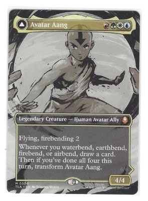 MTG Avatar Aang 0308 Regular (Borderless) Avatar TLA NM - Image 1 of 2