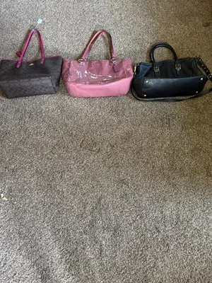 Authentic coach bag lot of three. - Image 1 of 4
