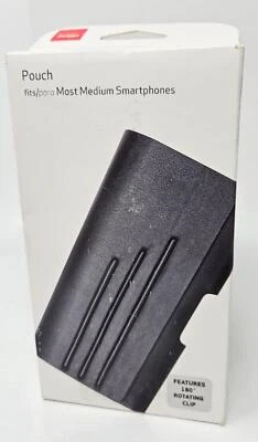 Verizon Universal Vegan Leather Pouch for Most Medium Smartphone w/ Belt Clip - Image 1 of 4