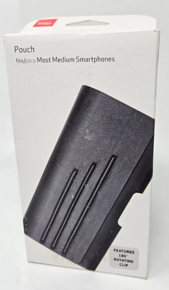 Verizon Universal Vegan Leather Pouch for Most Medium Smartphone w/ Belt Clip - Image 1 of 4