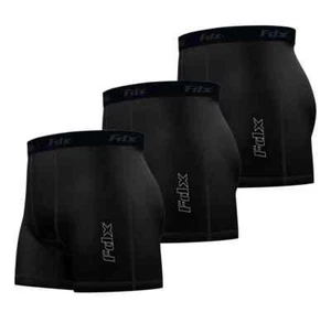3er Pack Herren Kompressions Boxershorts Base Layer Sportslips Skin Fit Gym Pants - Bild 1 von 3