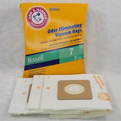 NEW Arm & Hammer Bissell 7 Odor Eliminating Vacuum Bags 3 Pack  - Image 1 of 4