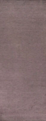 Modern Wolle Lila Gabbeh Gemüse Färbemittel Teppich Läufer 3x10 Handgemachte - Bild 1 von 4