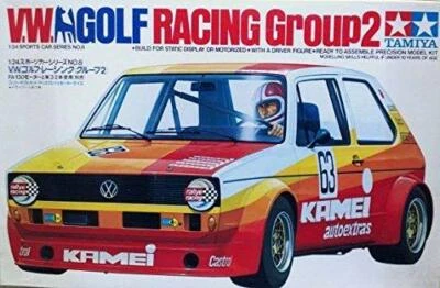Raro model kit Tamiya 1/24 V.W. Golf Racing (Gruppo 2) dal Giappone 3881 - Immagine 1 di 4