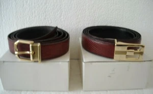 MAGNIFICA CINTURA RETTILE TEJUS BORDO' MATRAPELL ANNI '90 - Foto 1 di 1