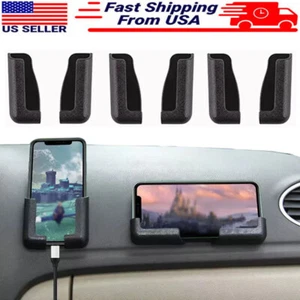 3PC Multifunctional Mobile Bracket Self Adhesive Dashboard Mount Car Phone Holds - Picture 1 of 17