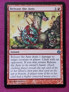 Magic The Gathering MORNINGTIDE RELEASE THE ANTS red card MTG - Picture 1 of 2