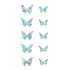  10 Sheets PVC Fensteraufkleber Schmetterling Kolibri-Aufkleber