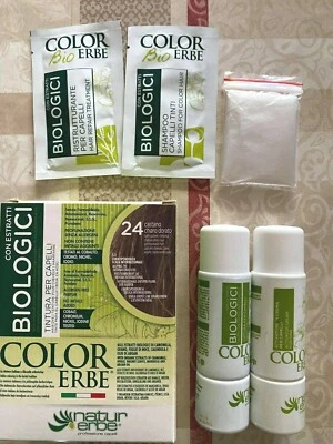 Tinta Tintura Capelli Estratto Bio NaturErbe ColorErbe Castano Chairo Dorato 5.3 - Immagine 1 di 2