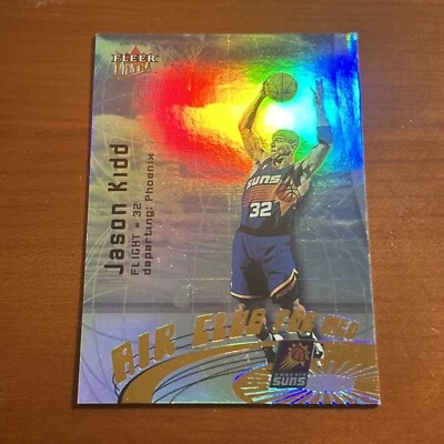 2000 Jason Kidd Fleer Ultra AIR CLUB FOR MEN SP /100 PLATINUM READ - Image 1 of 3