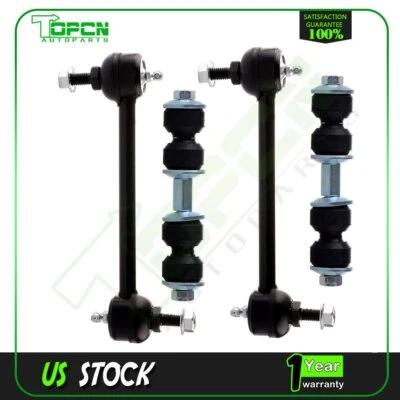 4Pcs Front & Rear Complete Stabilizer Sway Bar for 1997-2005 Pontiac Grand Prix Foto 1 de 4