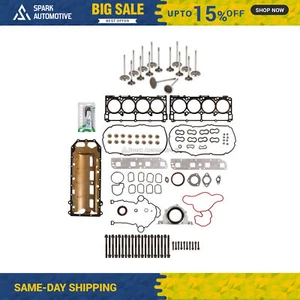Full Gasket Set Intake Exhaust Valves Fit 09-15 Chrysler Dodge Jeep 5.7 HEMI - Foto 1 di 12