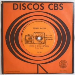 JOHNNY MATHIS WHEN A CHILD IS BORN / I ONLY HAVE EYES FOR YOU BRAZIL ONLY 1977 7 - Picture 1 of 4