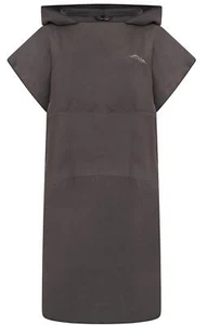 Mens Changing Robe Slate Microfibre With Hood & Pocket Lightweight Poncho - Picture 1 of 6